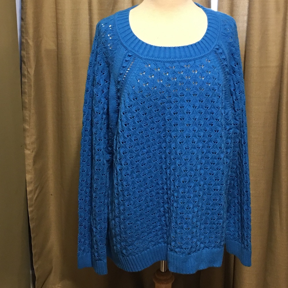 A blue sweater from the loft
